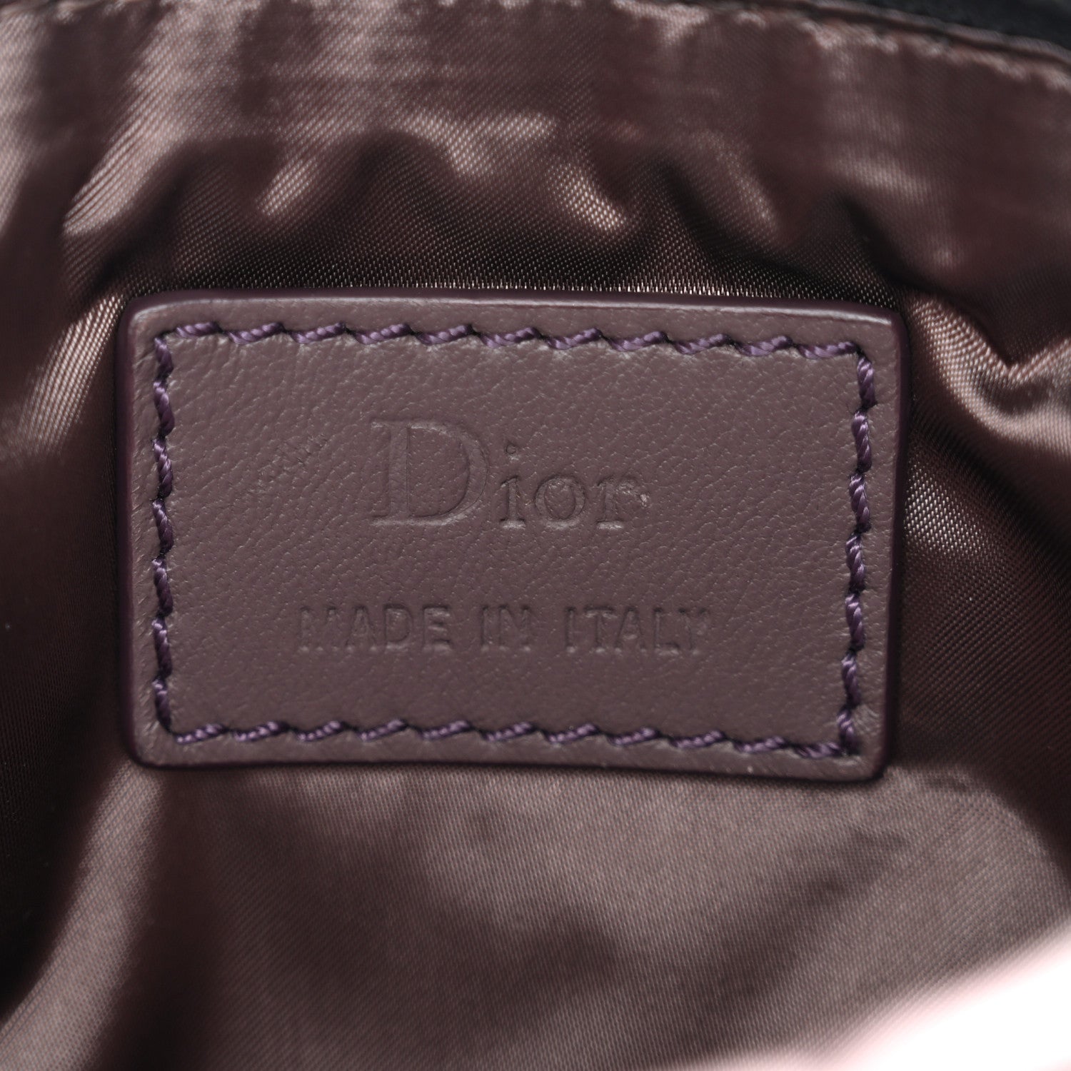 Christian Dior Nylon Saddle Belt Bag Bordeaux
