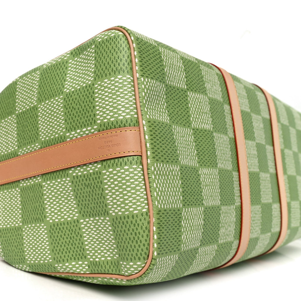 Louis Vuitton Damier Golf Keepall Bandouliere 50 Green