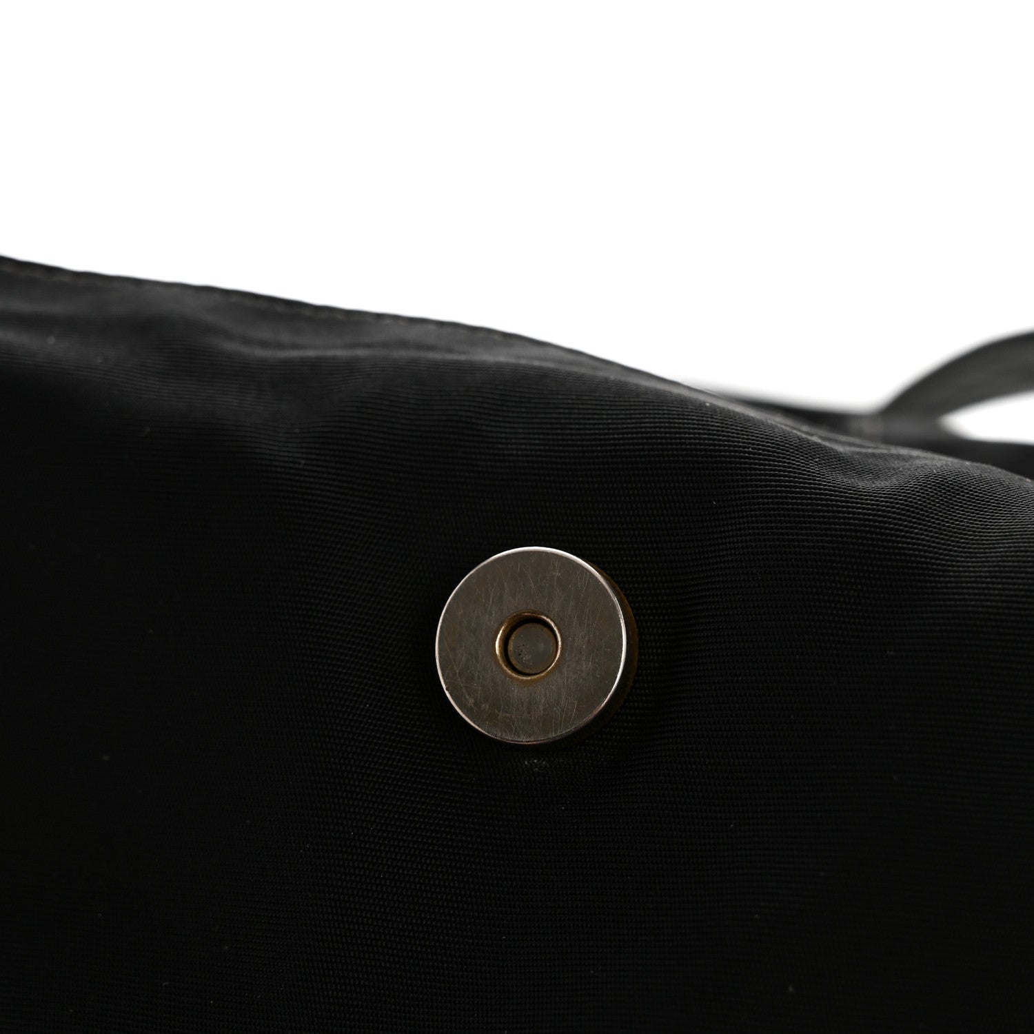 Chanel Nylon Button CC Tote Black
