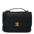 Chanel Caviar Quilted Large Business Affinity Flap Black