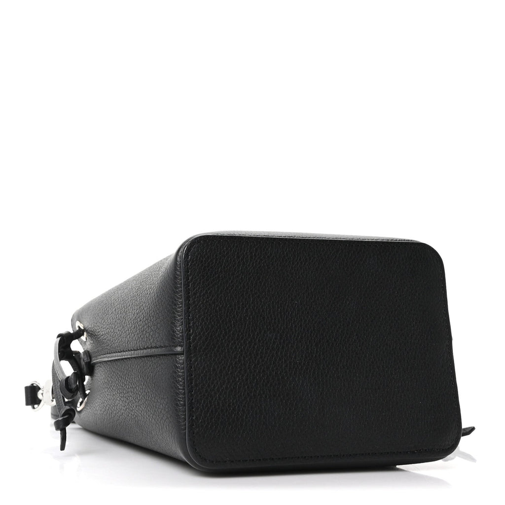 Louis Vuitton Calfskin Nano Lockme Bucket Black