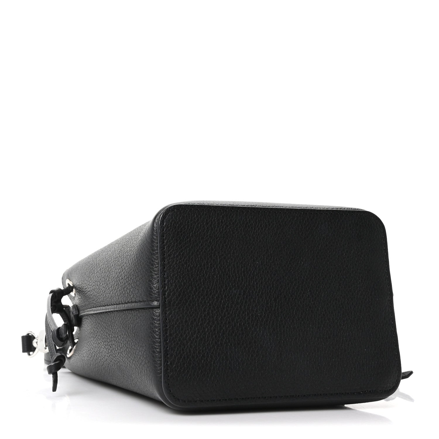 Louis Vuitton Calfskin Nano Lockme Bucket Black