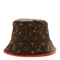 Louis Vuitton Cotton LV Safari Bucket Hat S Black Red