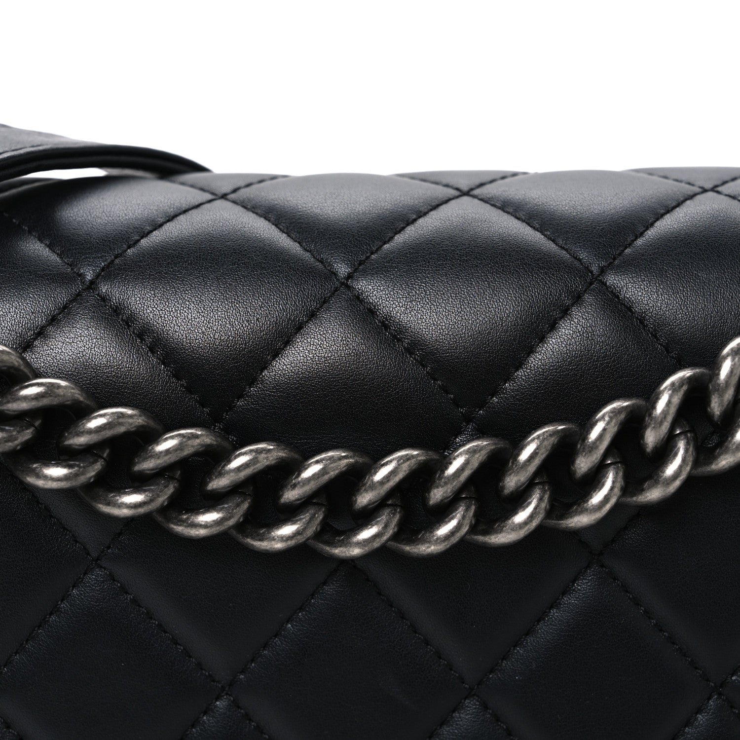 Chanel Lambskin Quilted New Medium Boy Flap Black