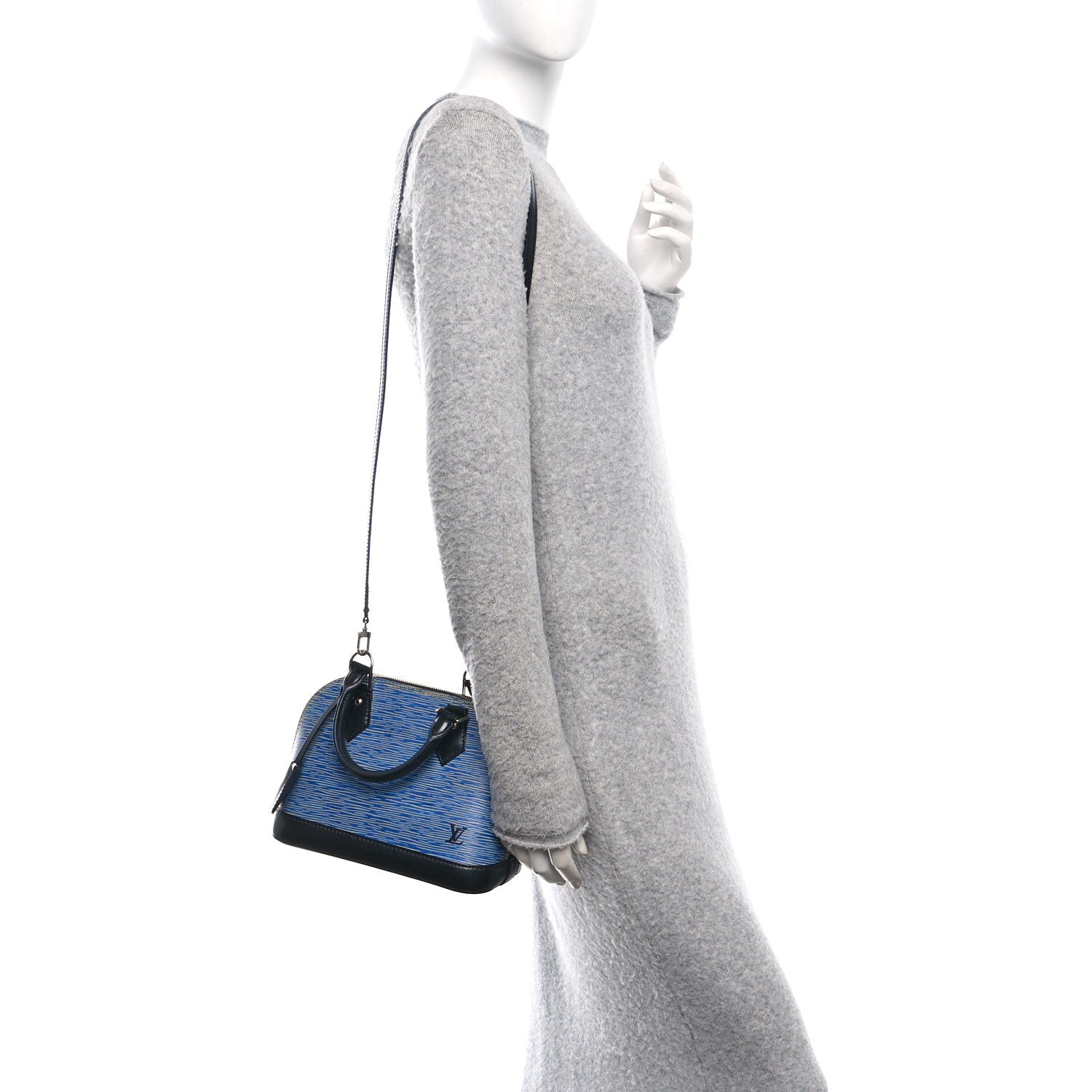 Louis Vuitton Epi Alma BB Denim Light