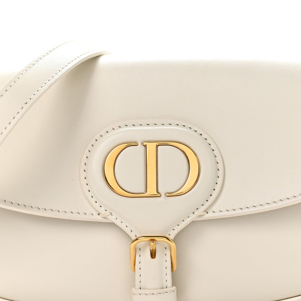 Christian Dior Box Calfskin East West Bobby Bag Latte