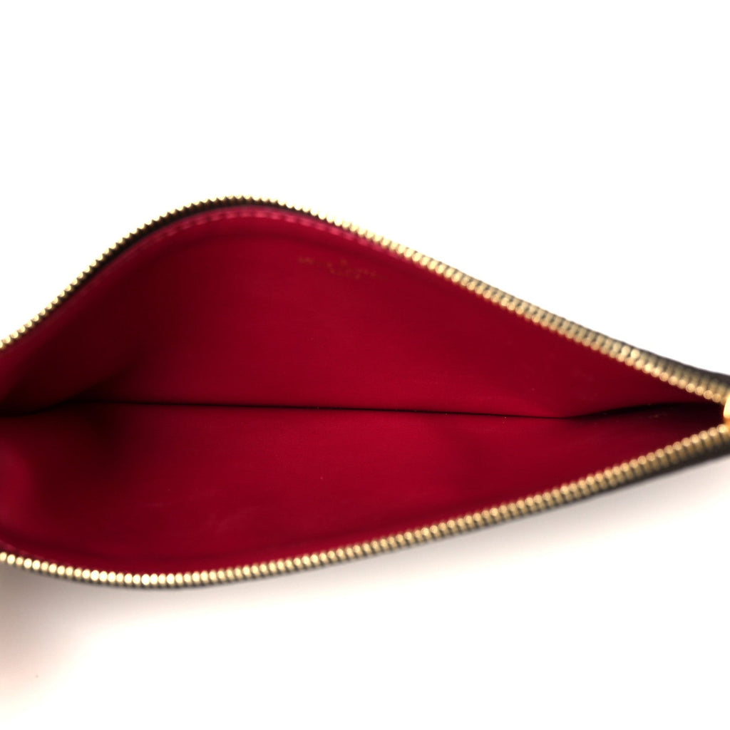 Louis Vuitton Monogram Pochette Felicie Chain Wallet Fuchsia