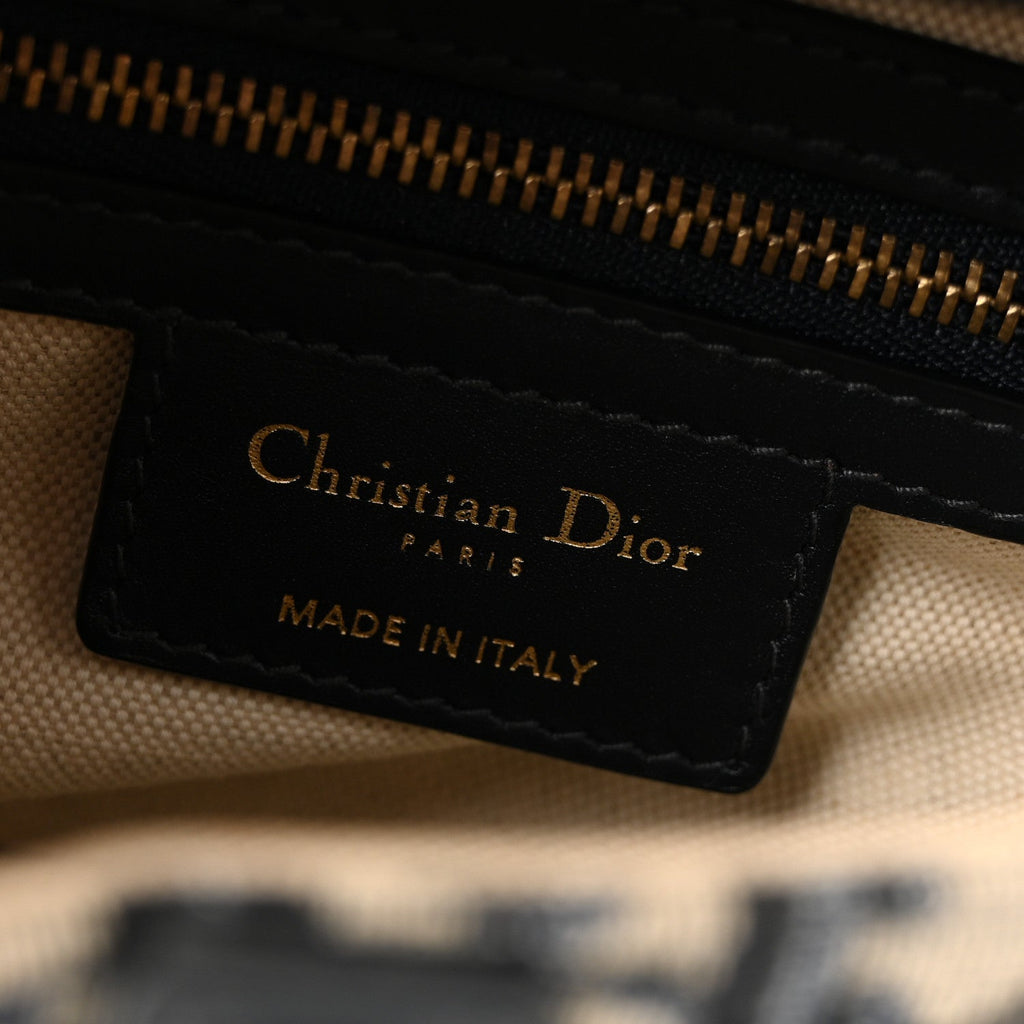 Christian Dior Oblique Saddle Bag Blue