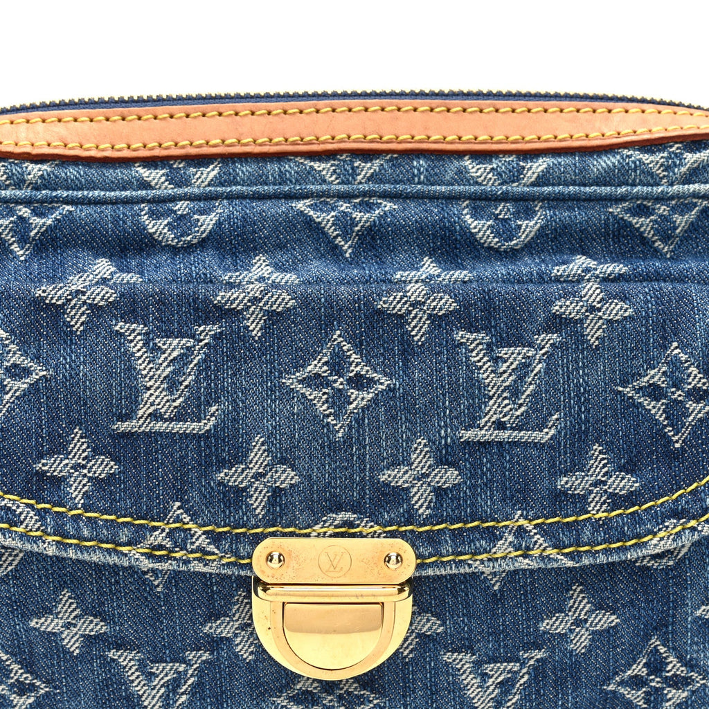 Louis Vuitton Monogram Denim Bum Bag Blue