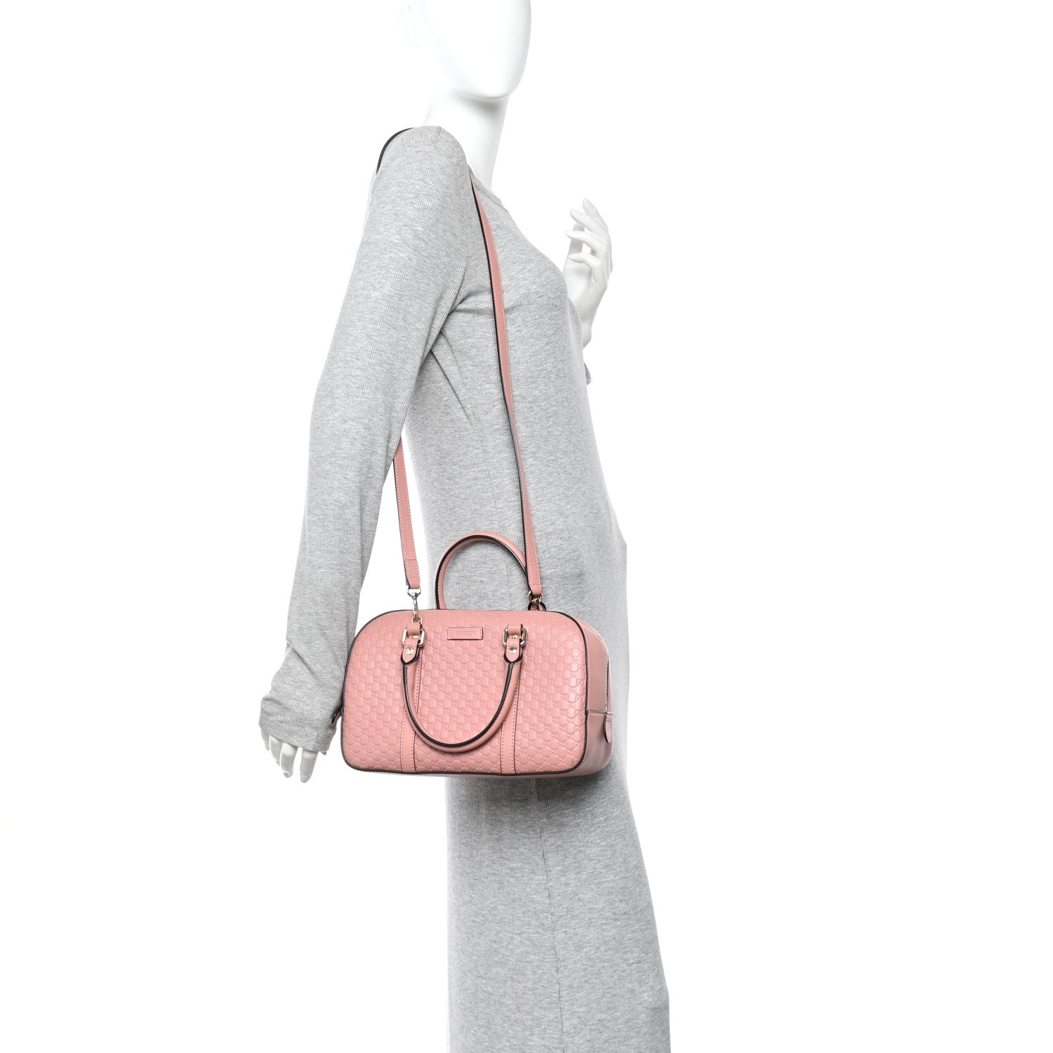 Gucci Soft Microguccissima Medium Crossbody Bag Soft Pink