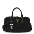 Prada Tessuto Nylon Gaufre Tote Black