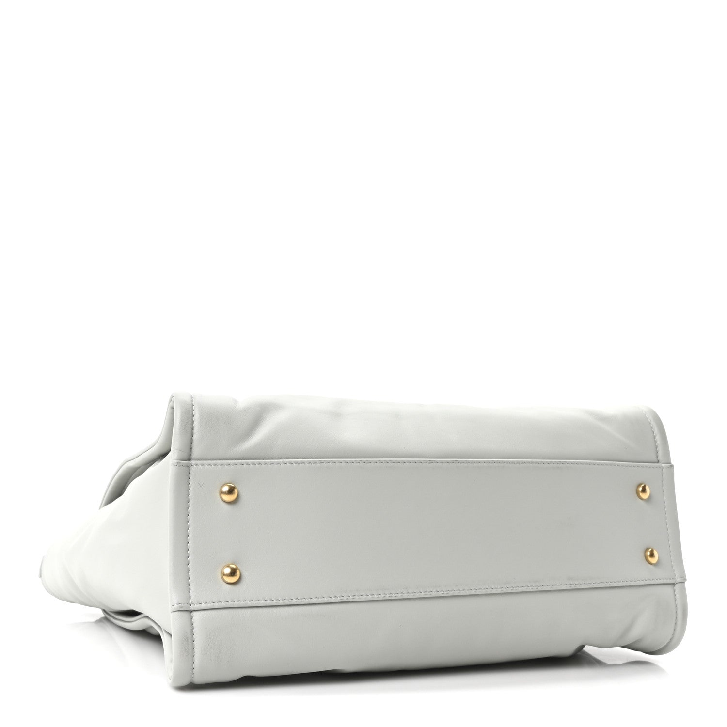 Chanel Calfskin Small Deauville Tote Light Grey