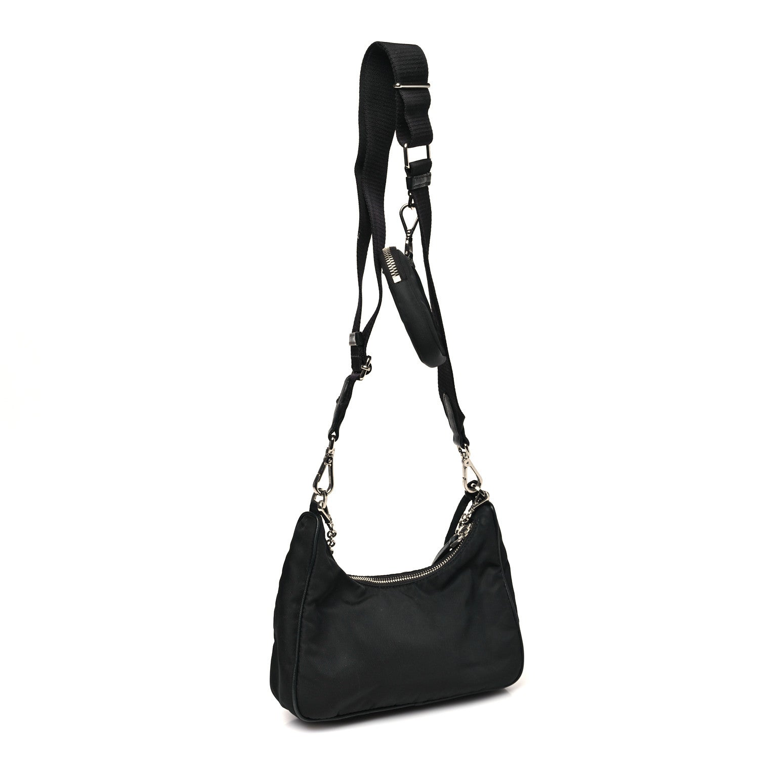 Prada Nylon Re-Edition 2005 Shoulder Bag Black