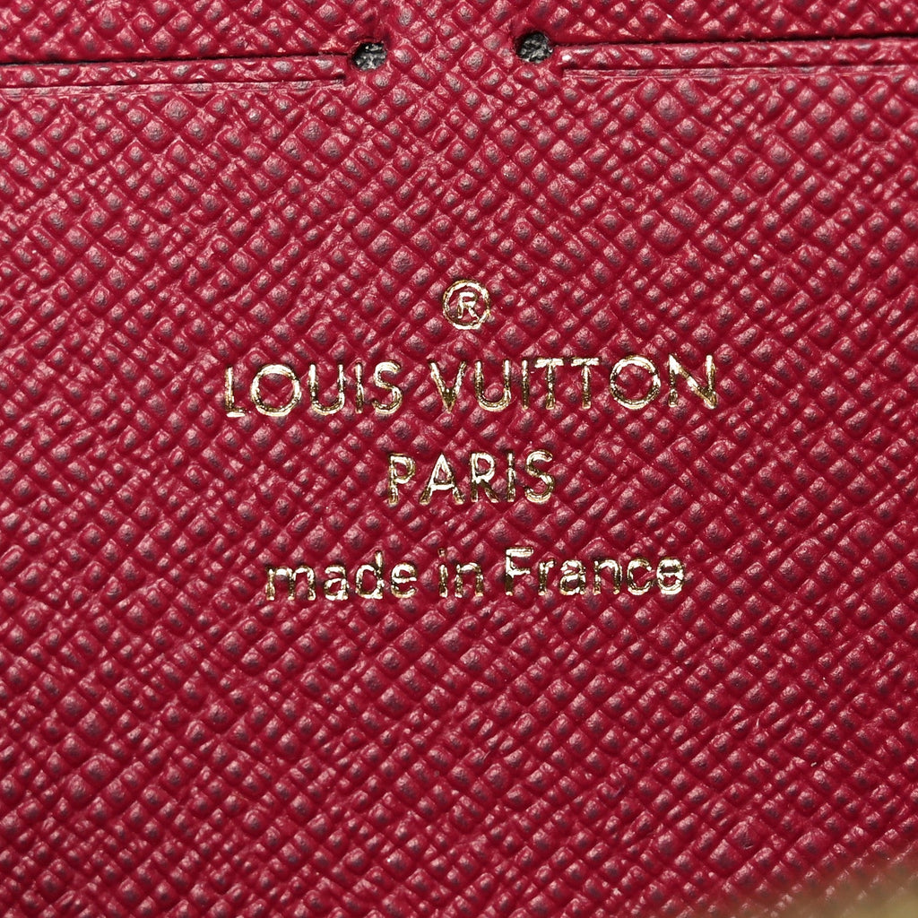 Louis Vuitton Monogram Clemence Wallet Fuchsia