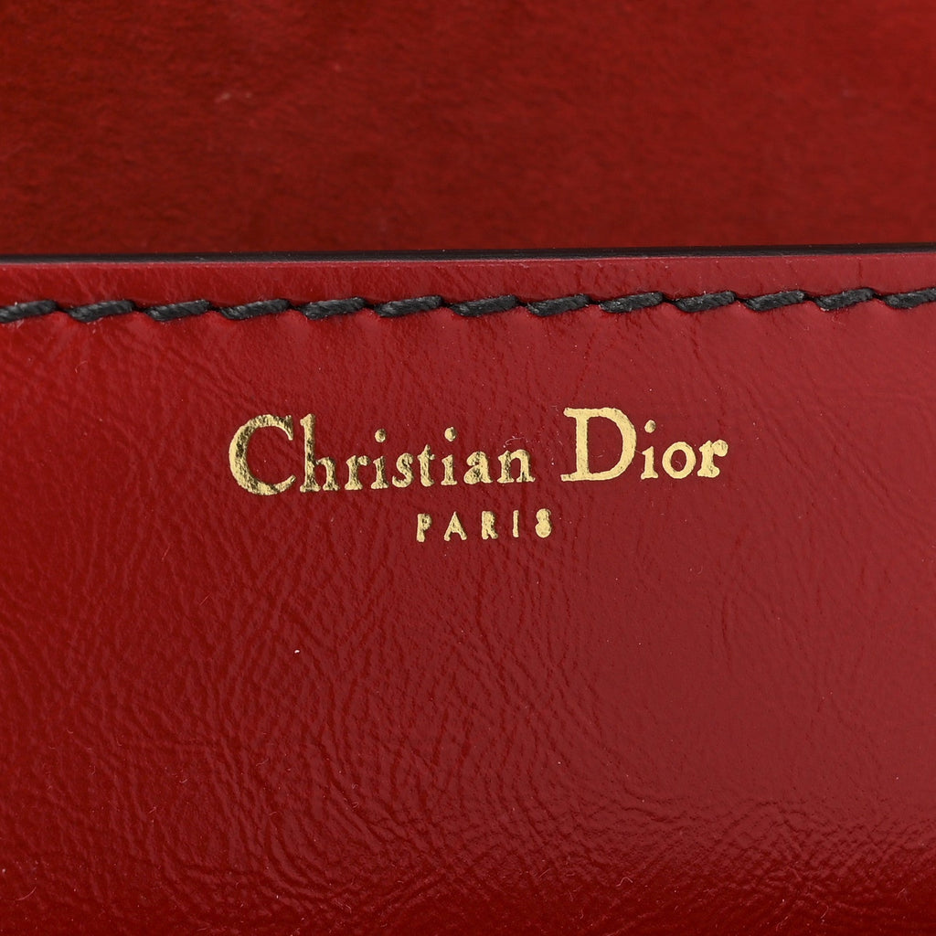 Christian Dior Calfskin J'Adior Chain Flap Bag Red