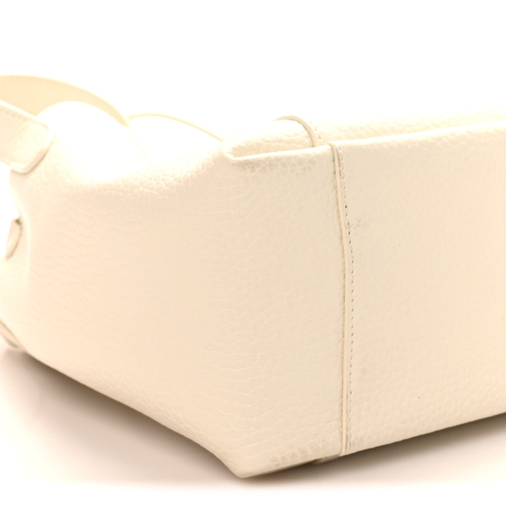 Christian Dior Calfskin Medium Signature Bucket Bag Latte