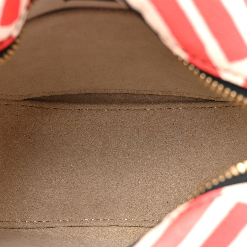 Louis Vuitton Monogram Giant Crafty Boite Chapeau Souple PM Creme Rouge Black