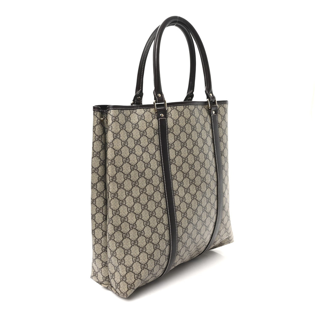 Gucci GG Plus Monogram Joy Vertical Tote Dark Brown