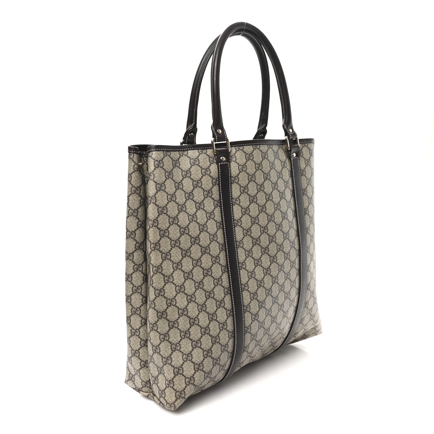 Gucci GG Plus Monogram Joy Vertical Tote Dark Brown