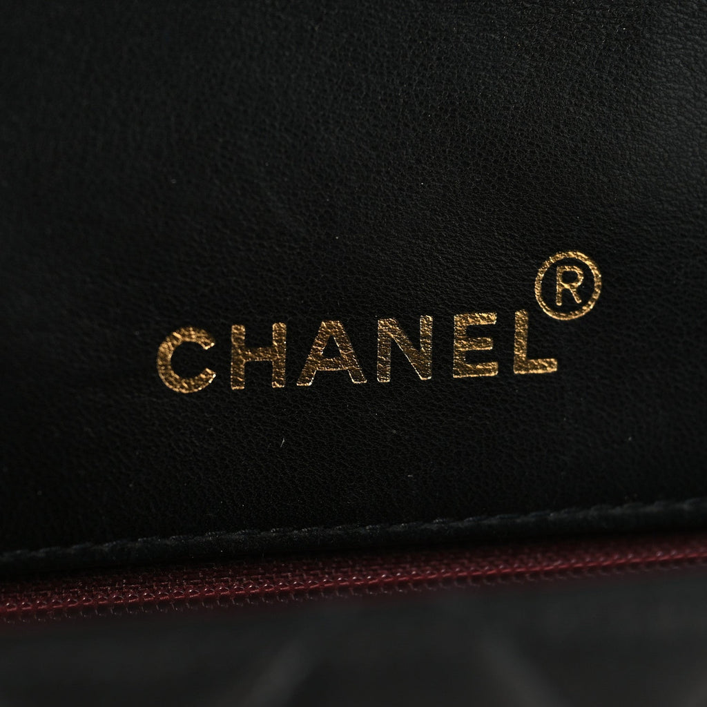Chanel Lambskin Quilted Medium Single Flap Black