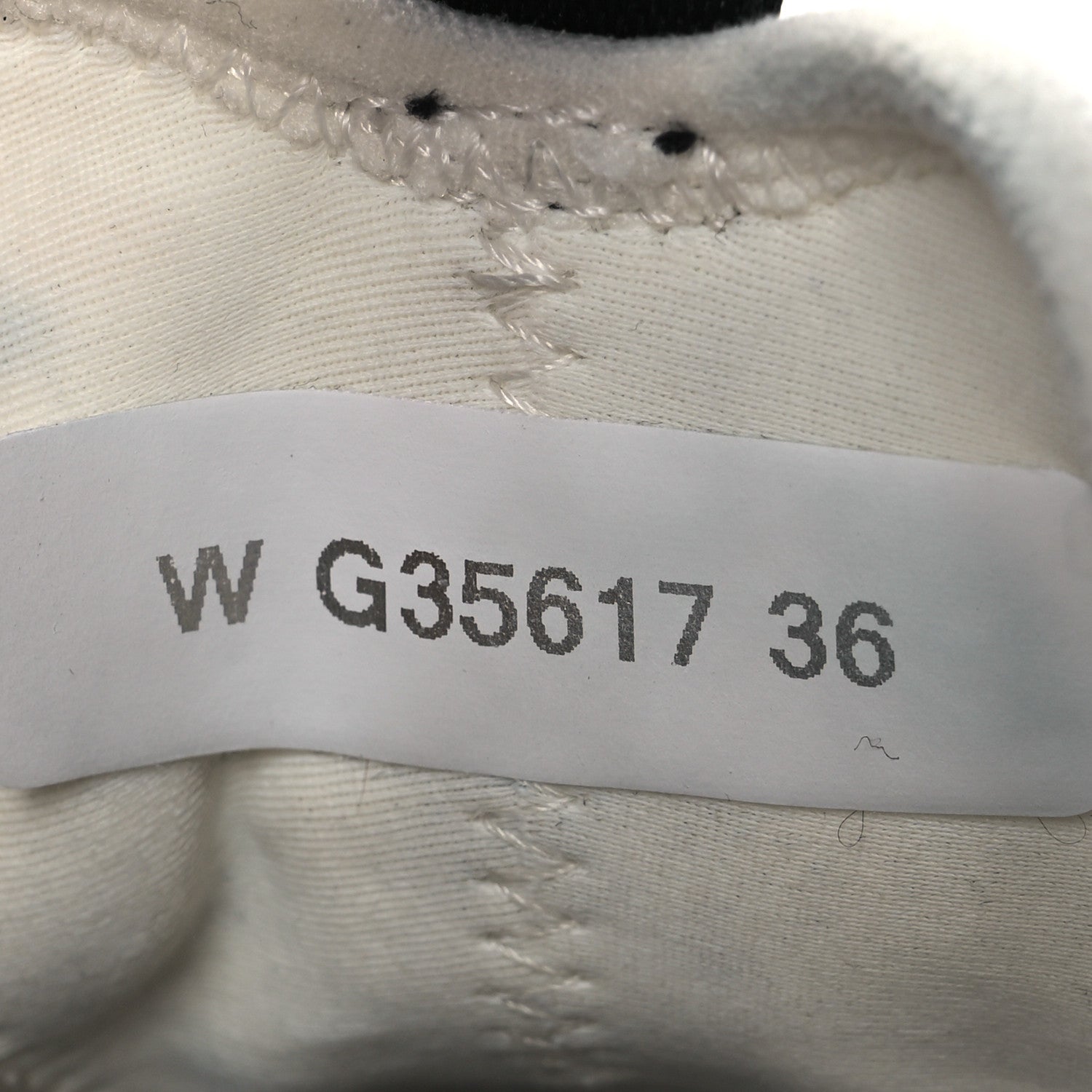Chanel Velvet Calfskin Mixed Fibers CC Sneakers 36 Ivory Black