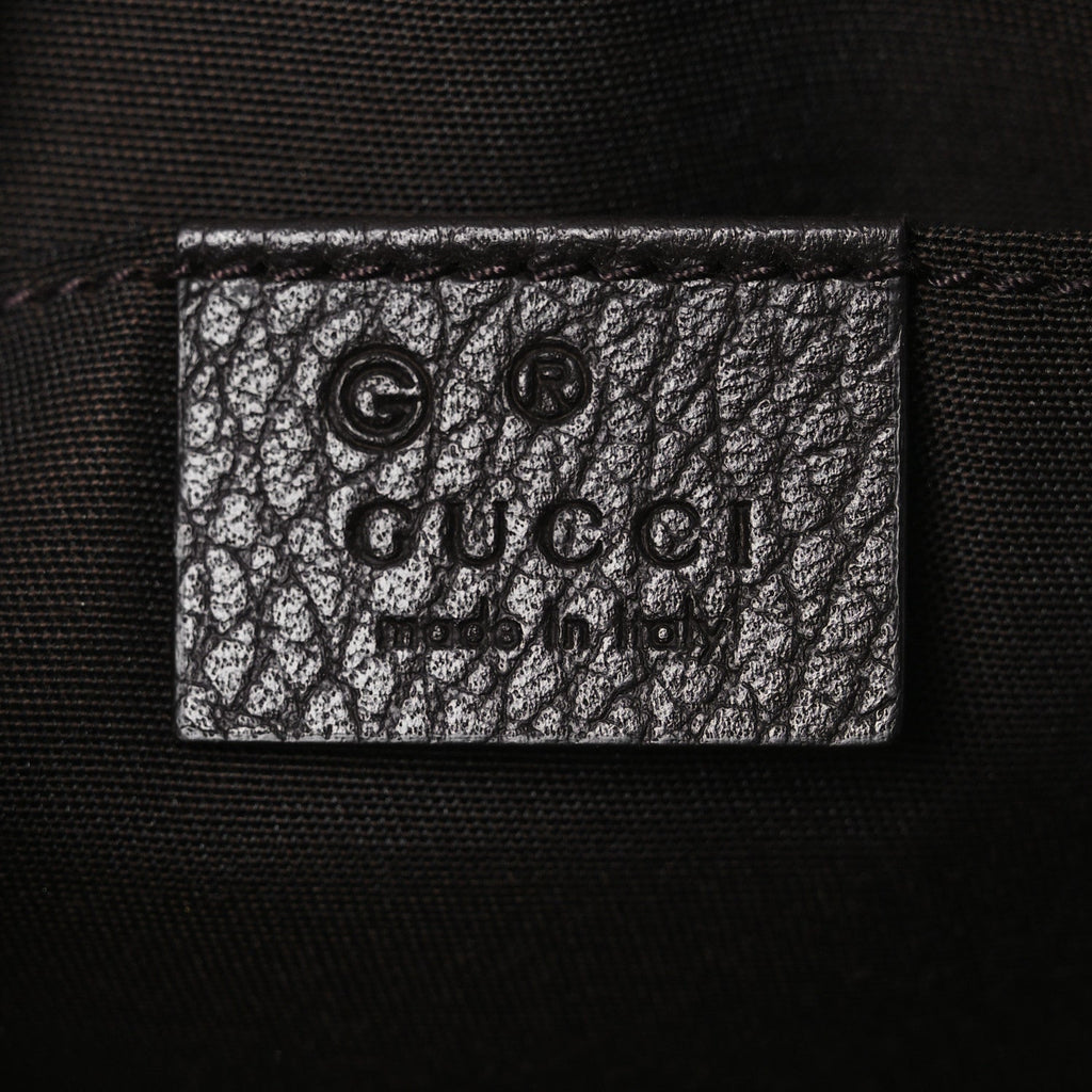 Gucci Monogram Belt Bag Dark Brown
