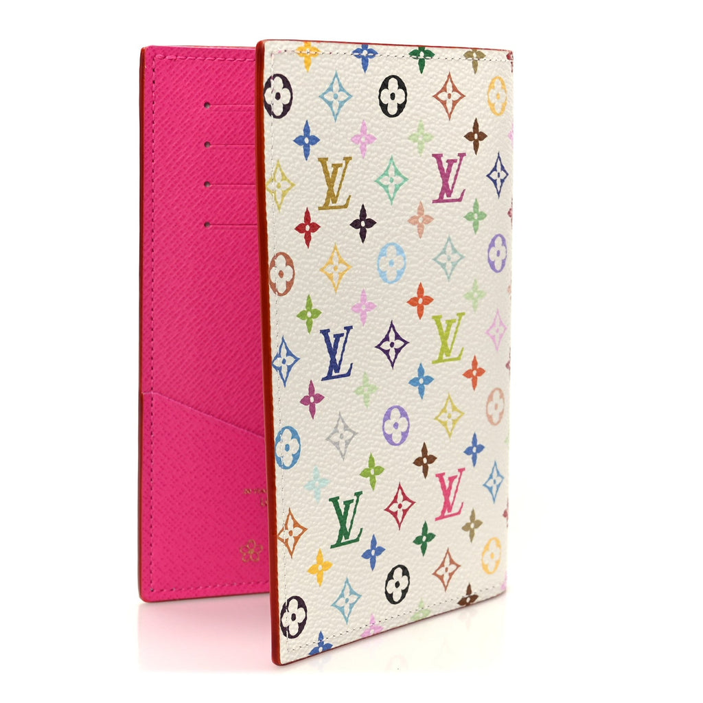 Louis Vuitton LV X TM Monogram Multicolor Passport Cover White