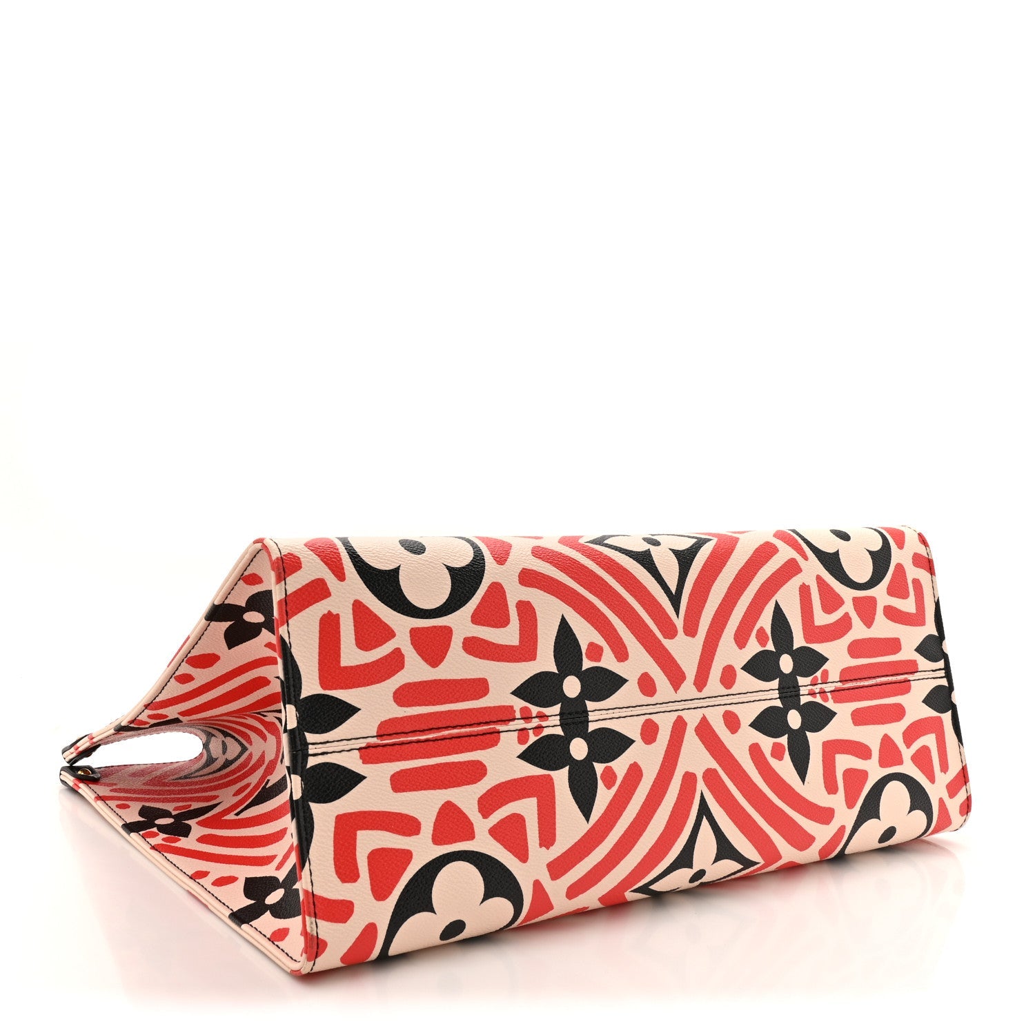 Louis Vuitton Monogram Giant Crafty Onthego GM Creme Rouge Black