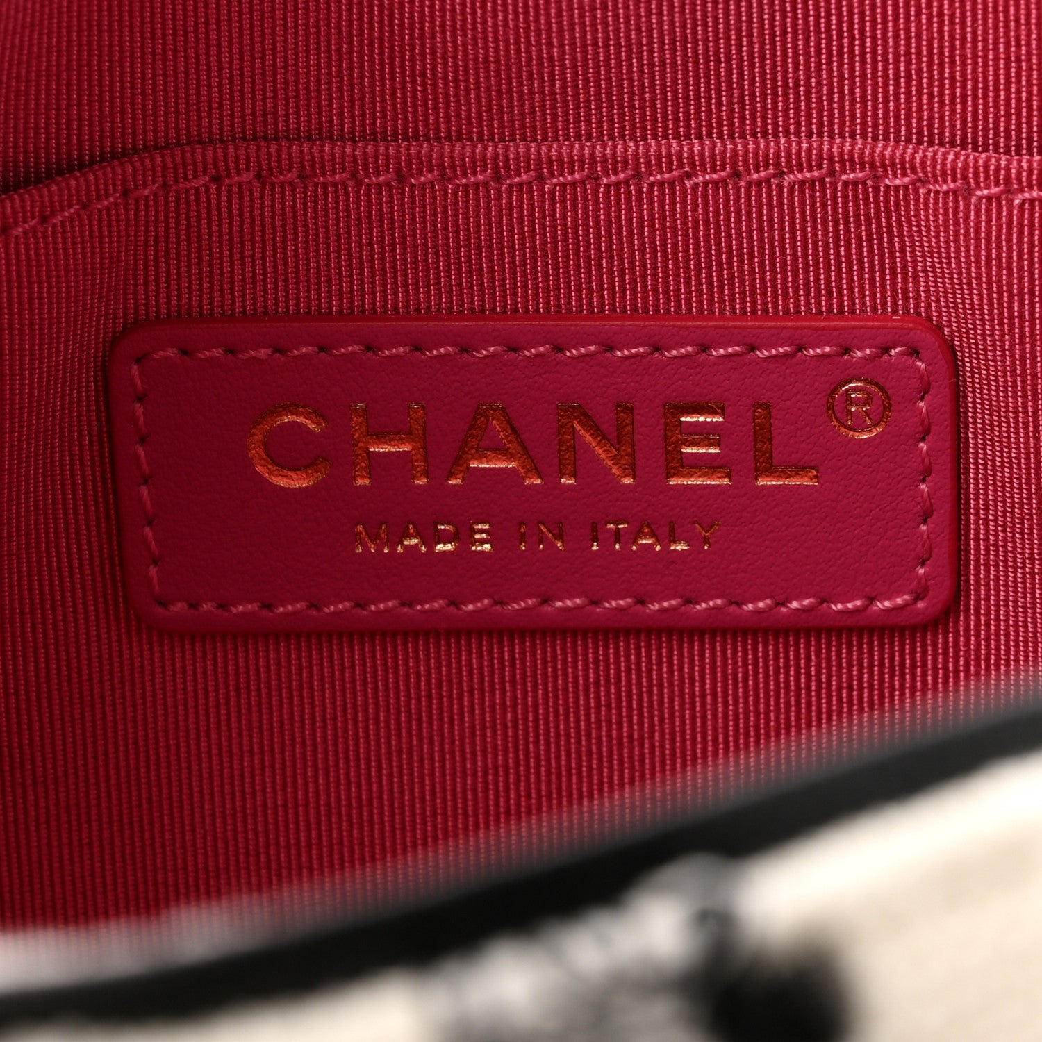 Chanel Tweed Lambskin Quilted Coco Midnight Camera Case White Black Multicolor