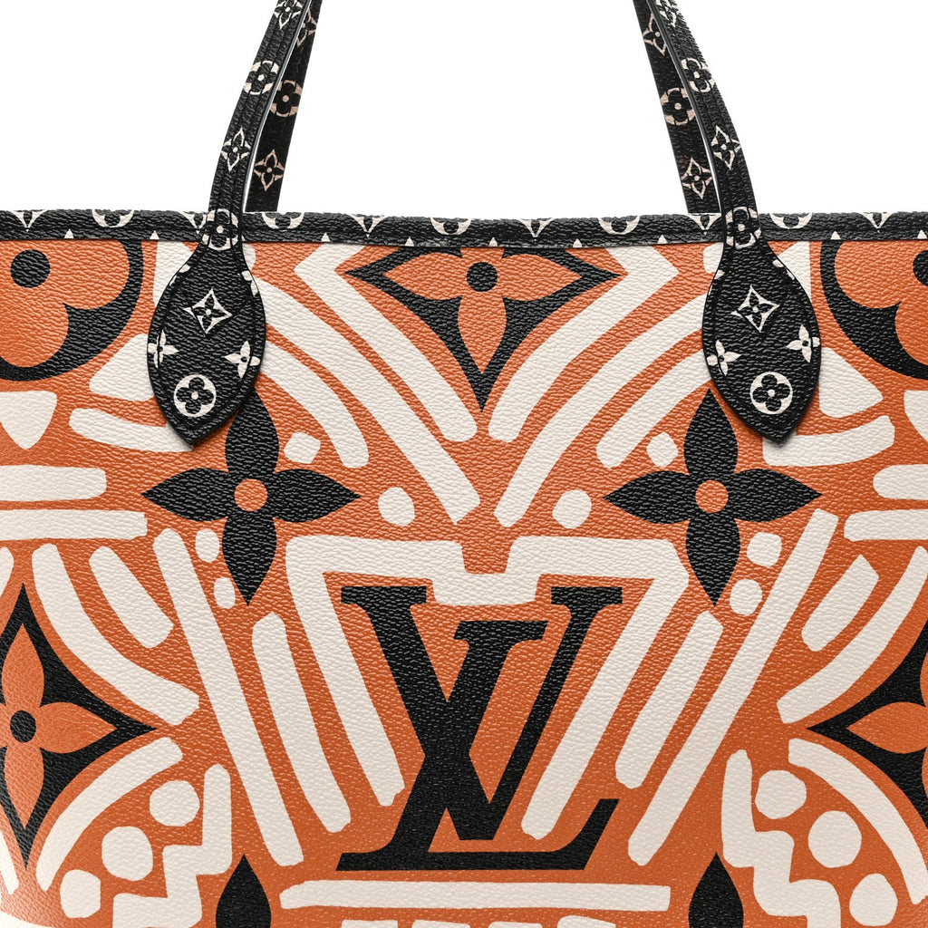 Louis Vuitton Monogram Giant Crafty Neverfull MM Creme Caramel