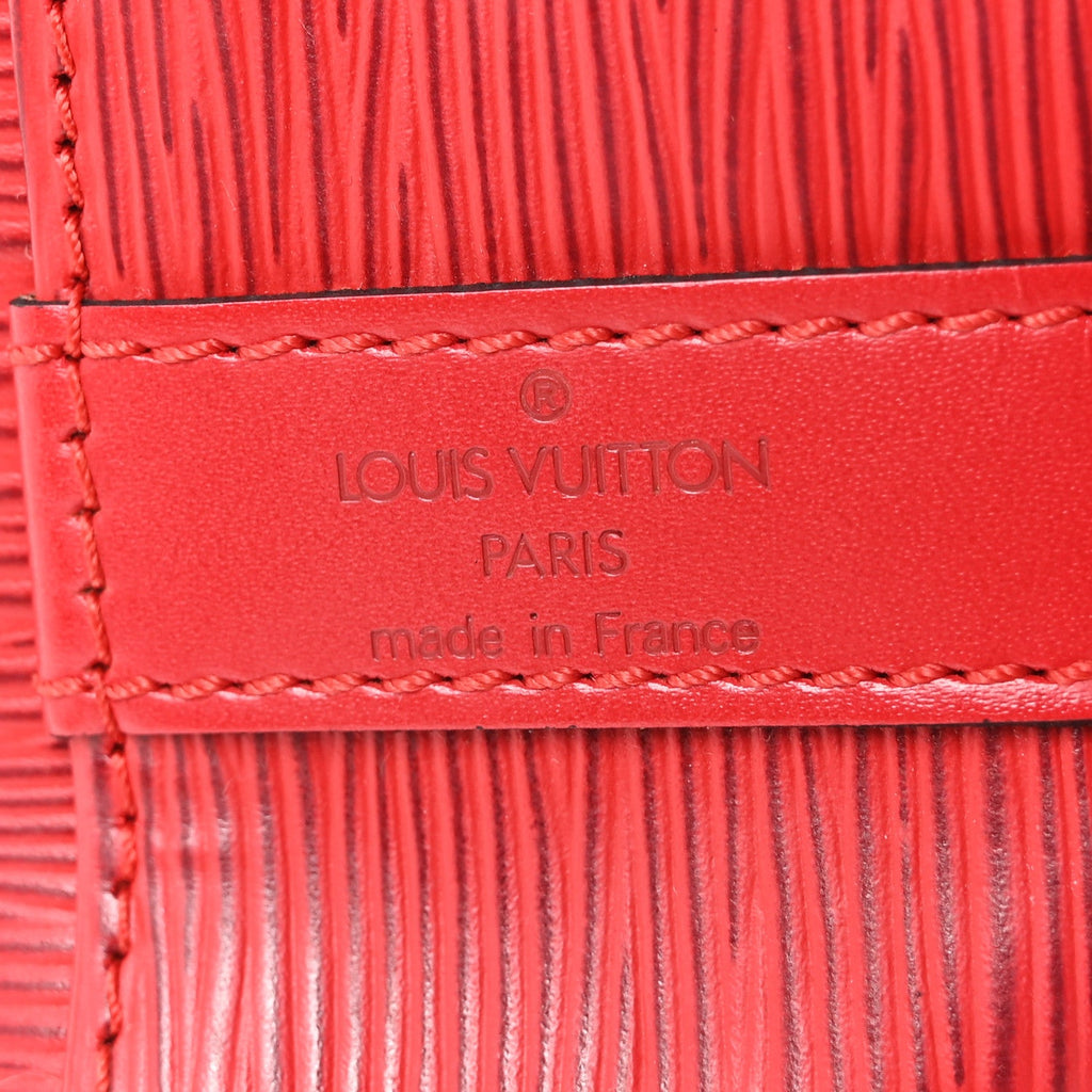 Louis Vuitton Epi Petit Noe Castillan Red