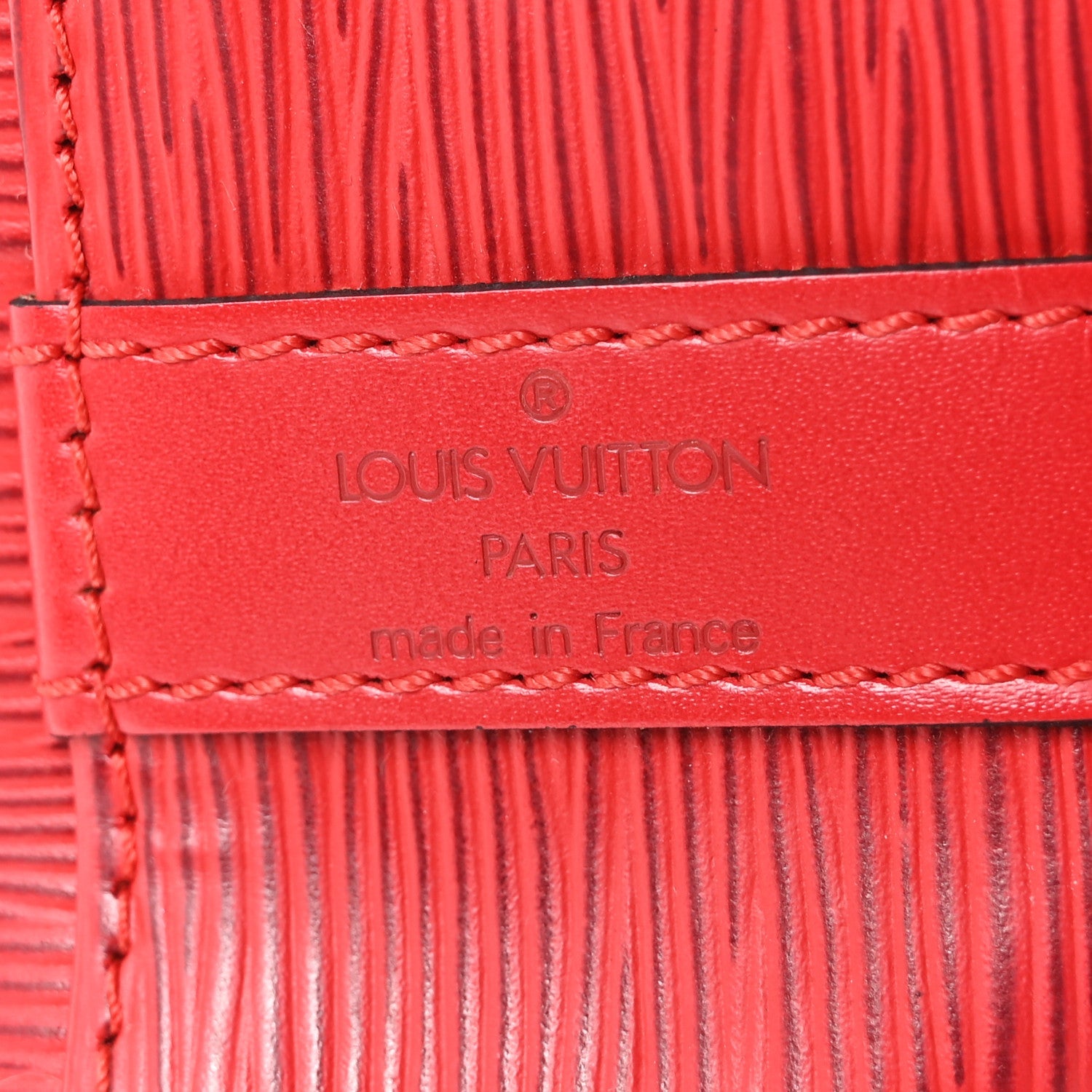 Louis Vuitton Epi Petit Noe Castillan Red