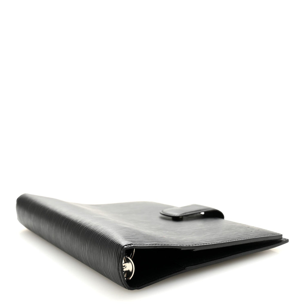 Louis Vuitton Epi Large Ring Agenda Cover Black