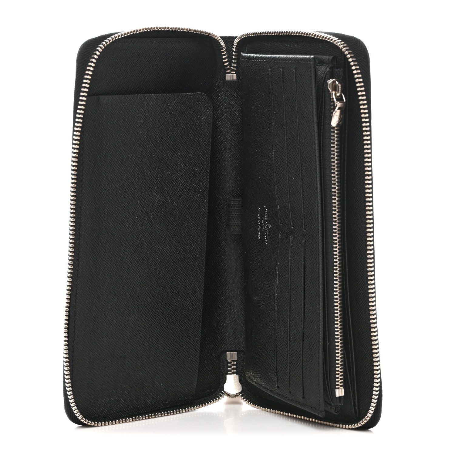 Louis Vuitton Epi Electric Zippy Organizer Wallet Black