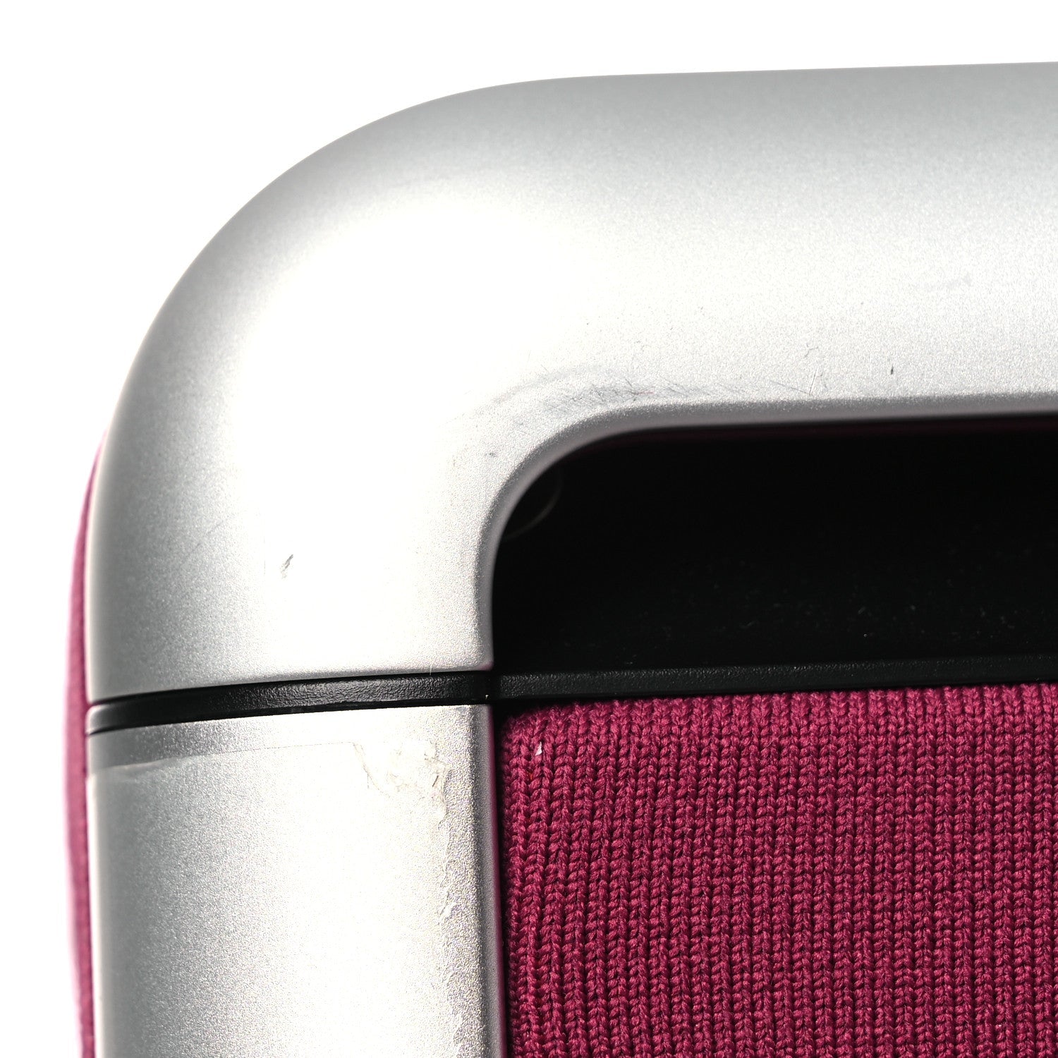 Louis Vuitton Knit Monogram Horizon Soft 55 Suitcase Fuchsia