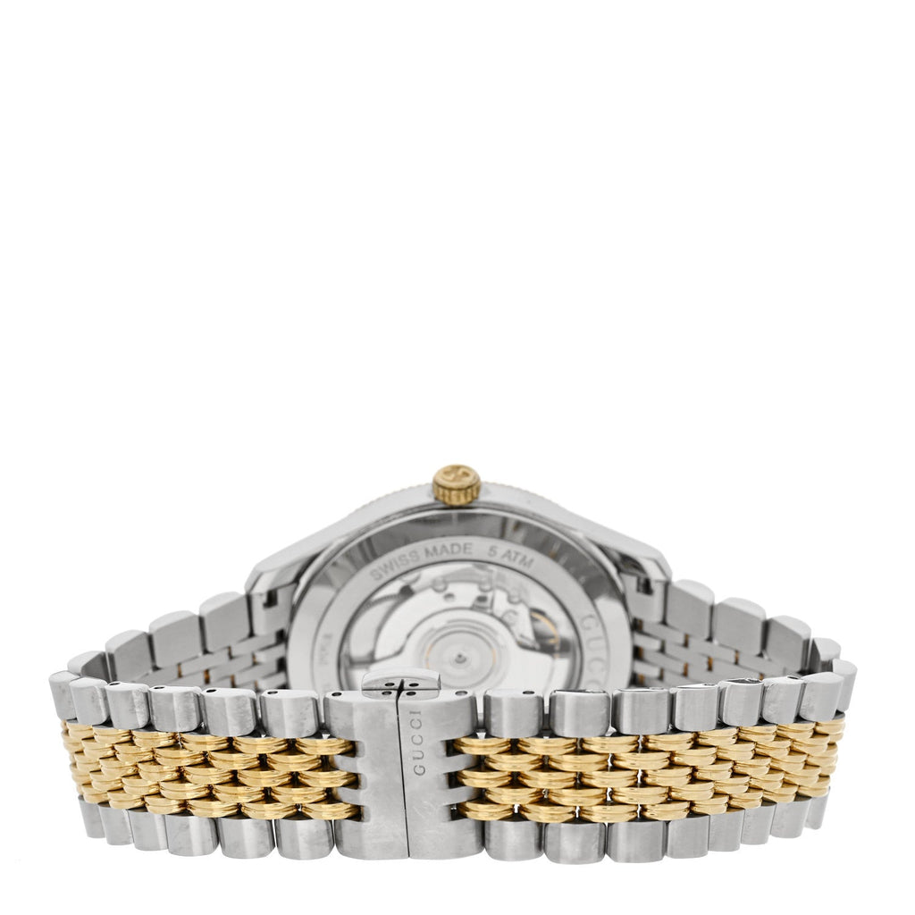 Gucci Stainless Steel 40mm G-Timeless Two Tone Charm Automatic Watch