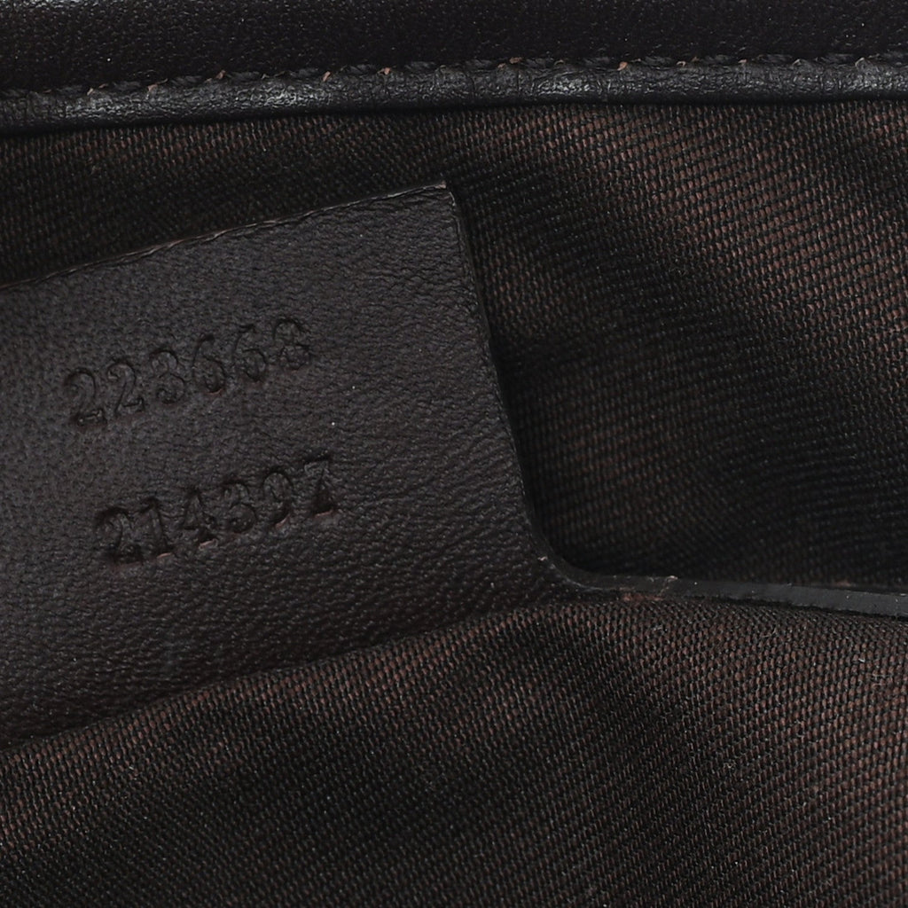 Gucci GG Plus Monogram Joy Vertical Tote Dark Brown