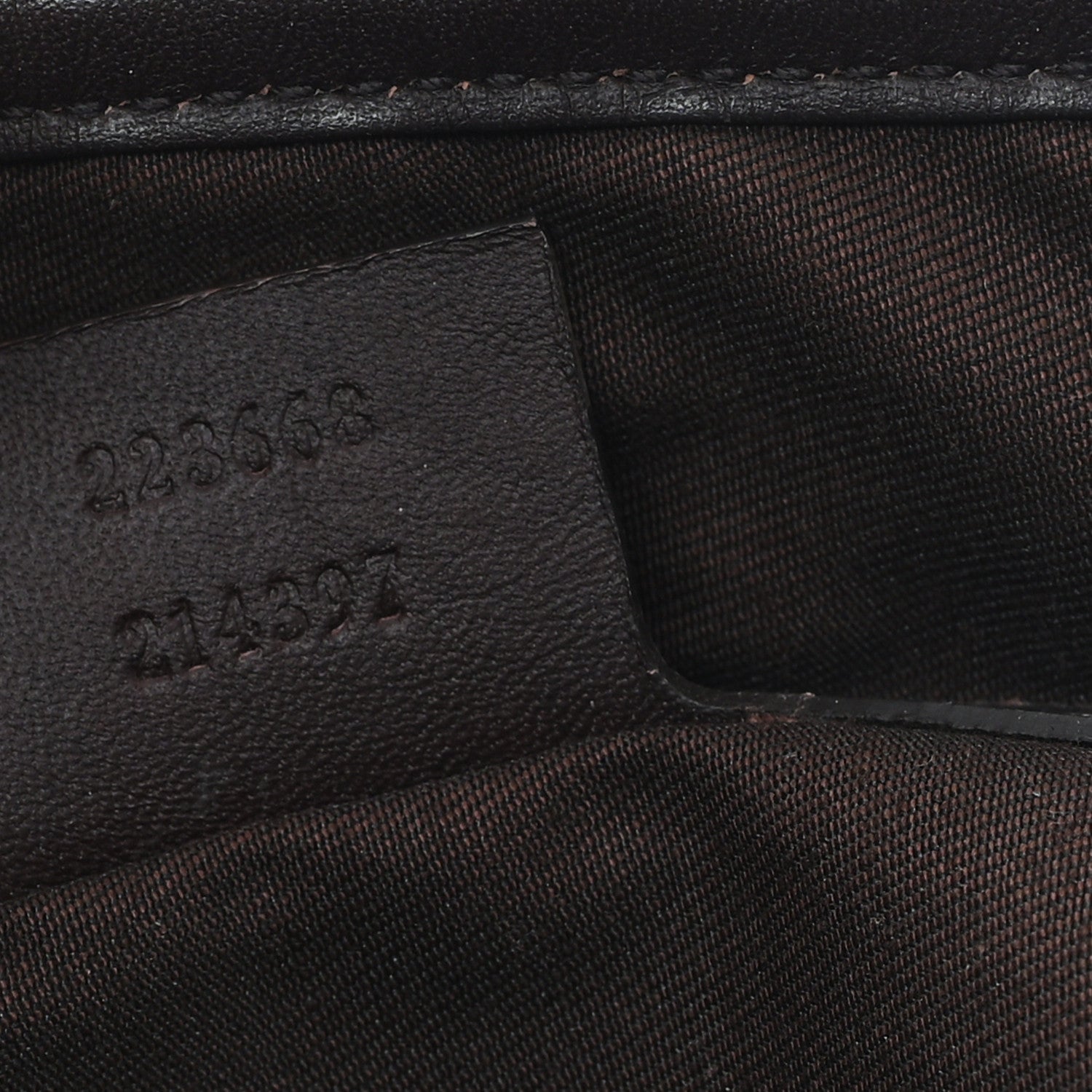 Gucci GG Plus Monogram Joy Vertical Tote Dark Brown