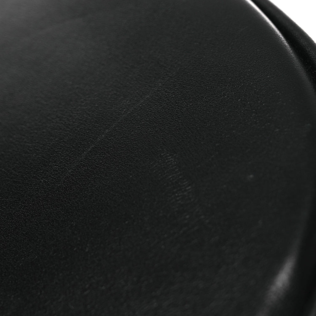 Christian Dior Calfskin D Fence Saddle Bag Black