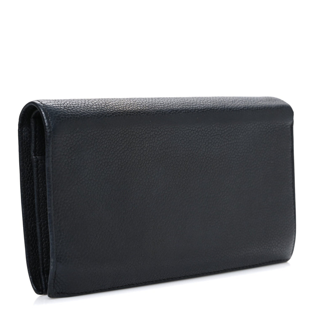 Caviar Timeless CC Yen Wallet Black
