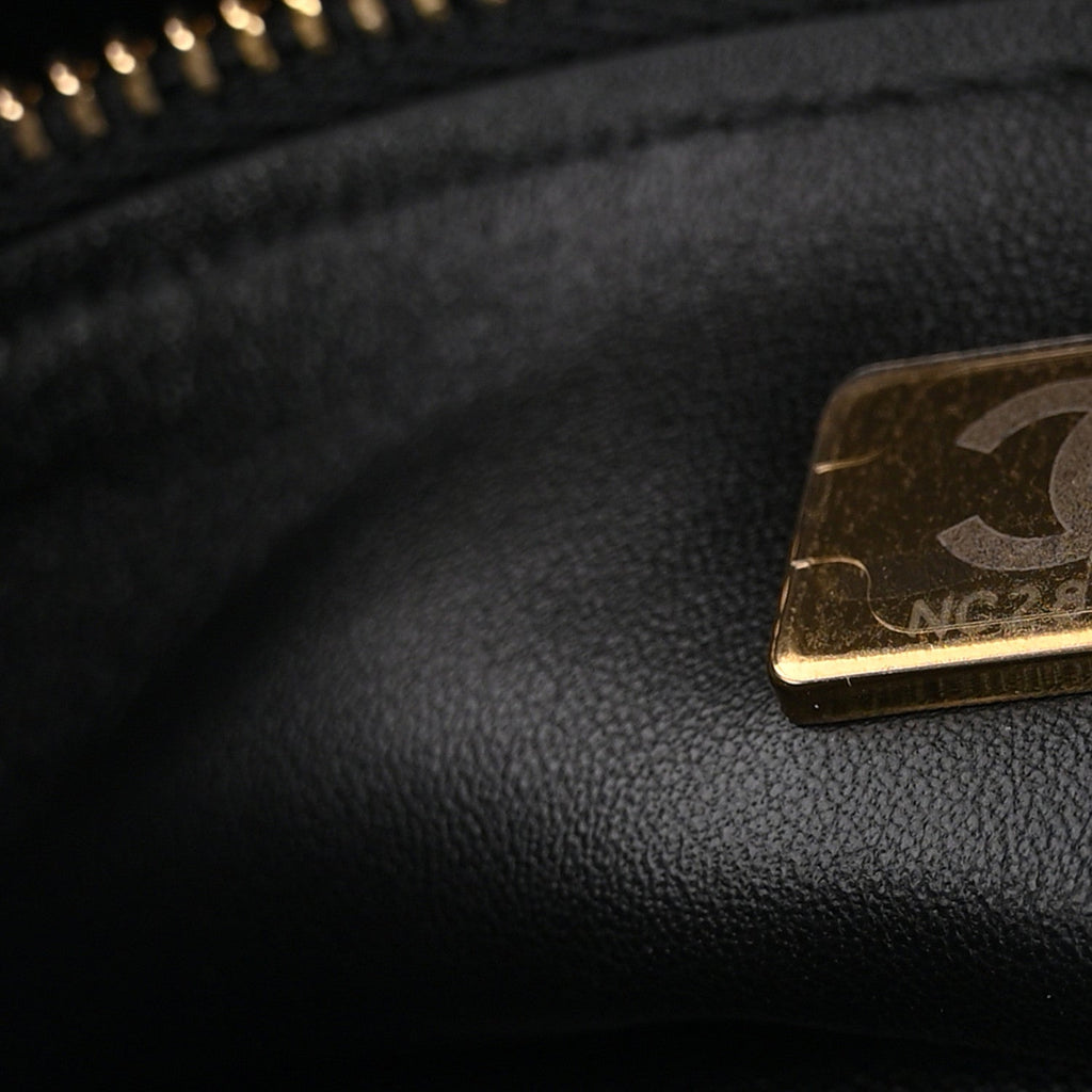Chanel Suede Calfskin Small Souplissimo Maxi Flap Black