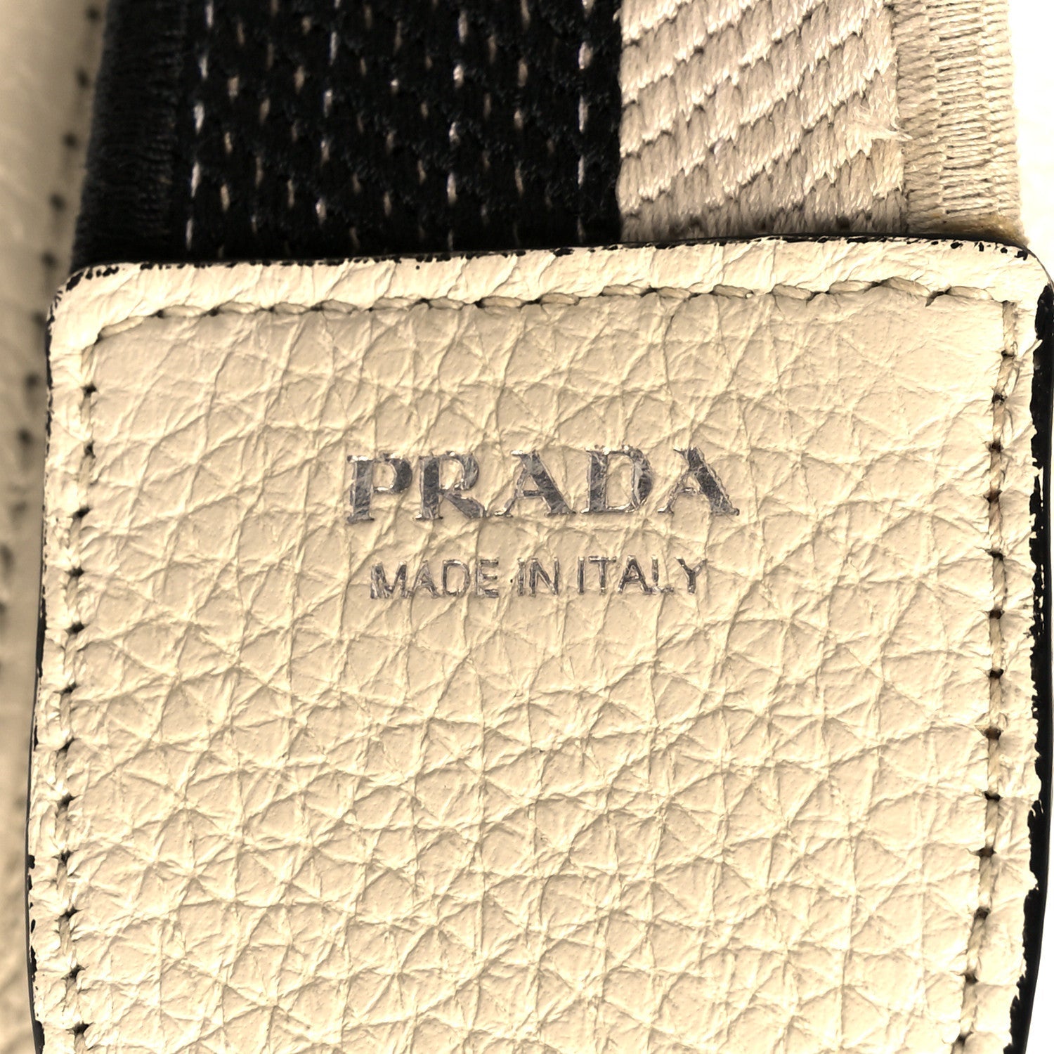 Prada Vitello Daino Soft Hobo Messenger Bag White