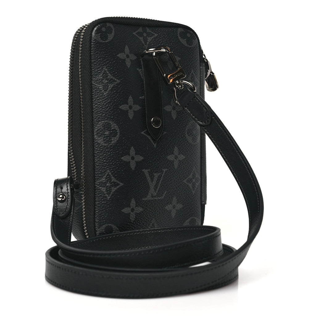 Louis Vuitton Monogram Eclipse Reverse Double Phone Pouch