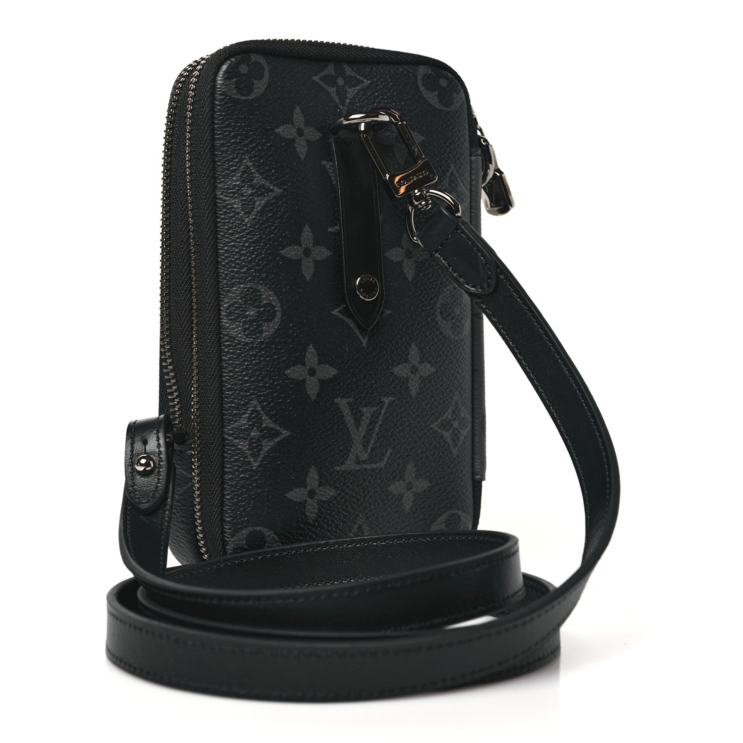 Louis Vuitton Monogram Eclipse Reverse Double Phone Pouch