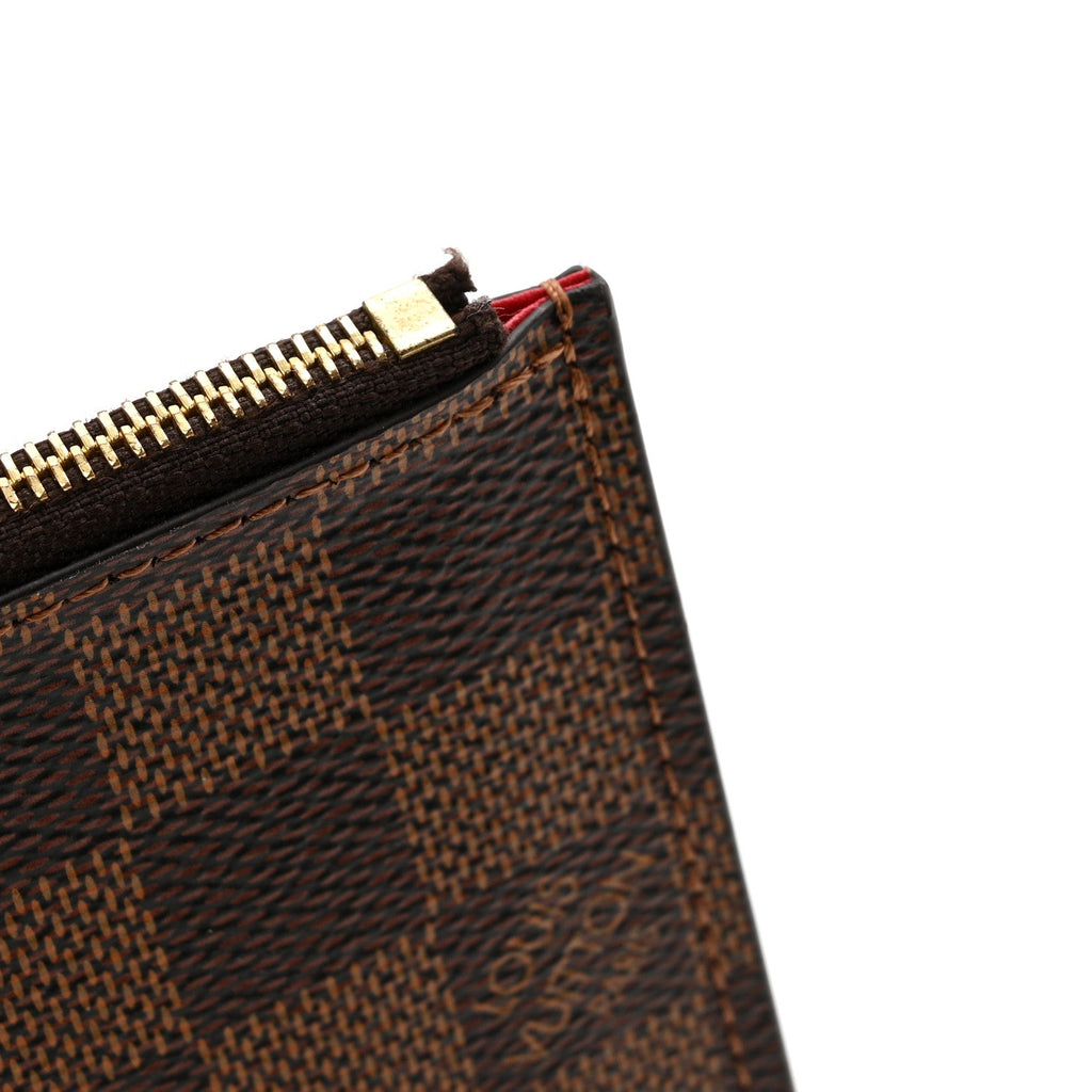 Louis Vuitton Damier Ebene Pochette Felicie Chain Wallet