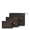 Louis Vuitton Monogram Trio Toilet Pouch Set
