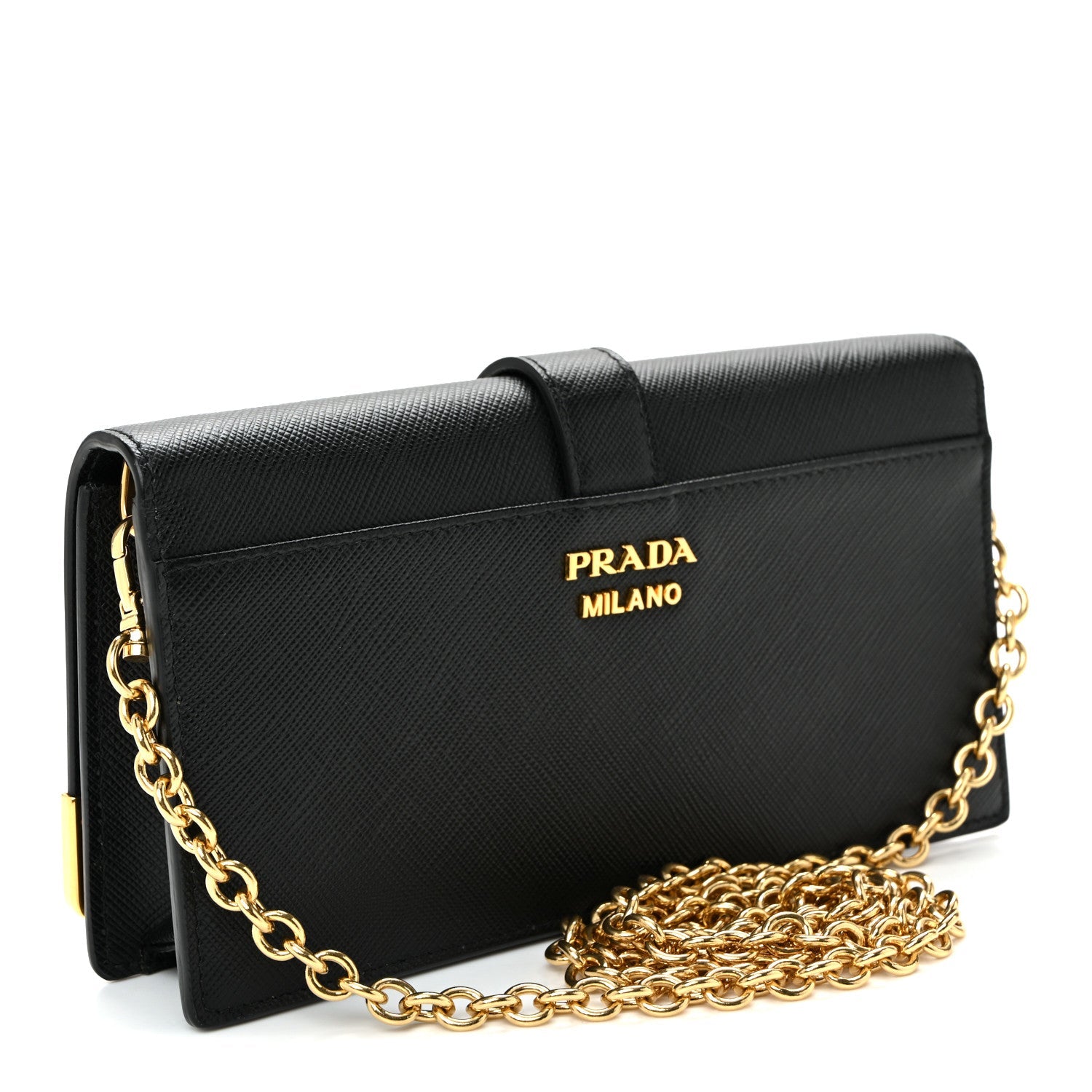 Prada Saffiano Cahier Mini Bag Black