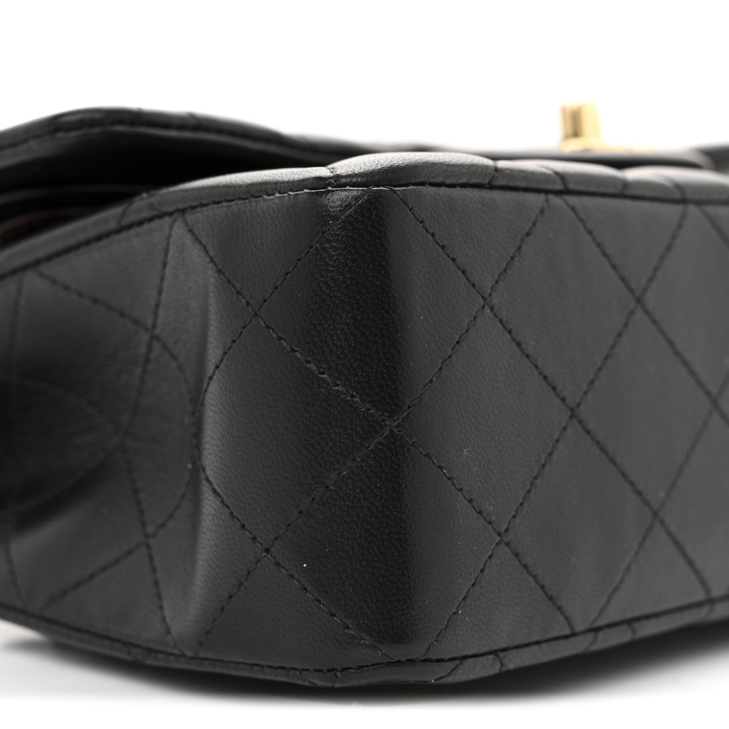 Chanel Lambskin Quilted Small Double Flap Black