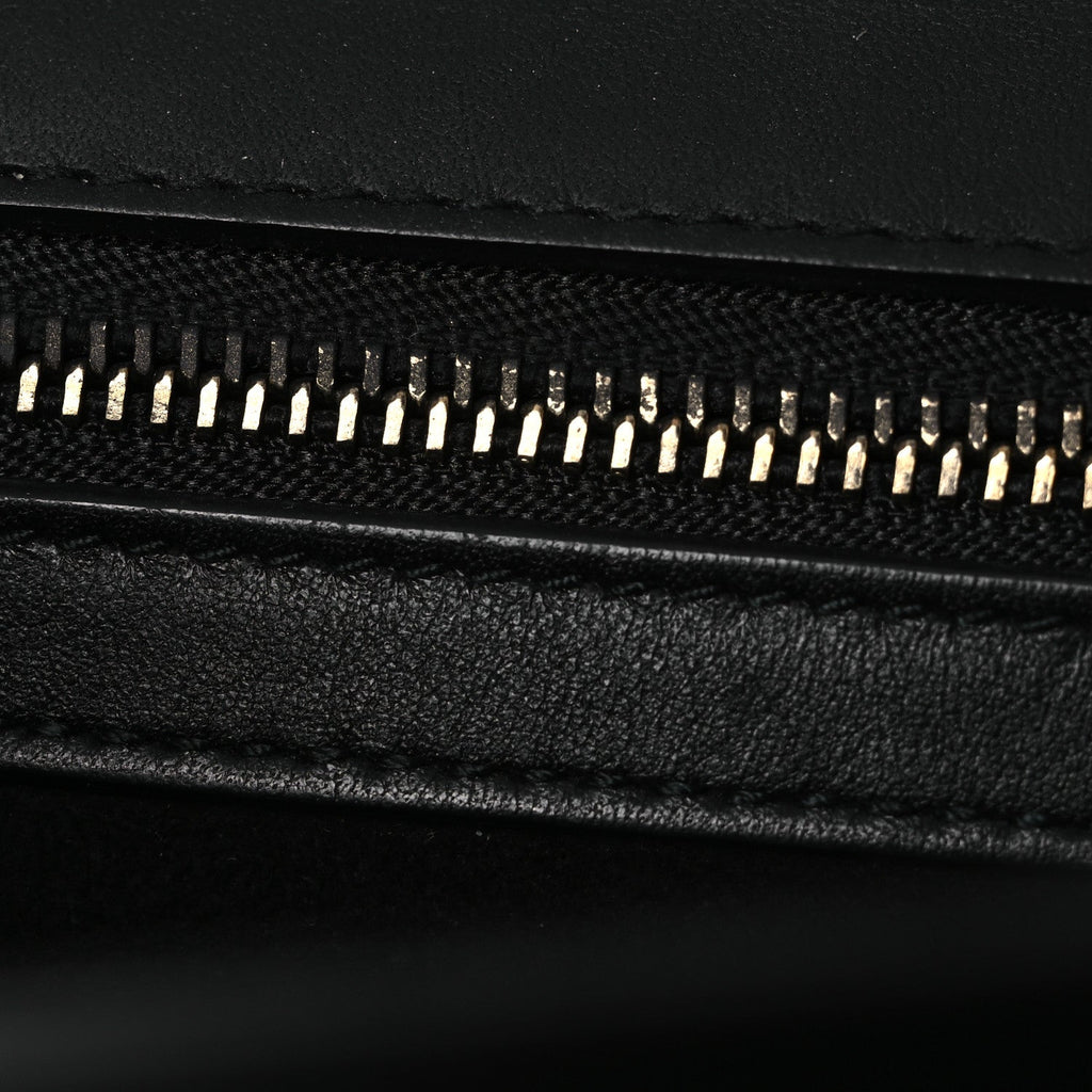 Christian Dior Lambskin Studded Medium Diorama Flap Bag Black