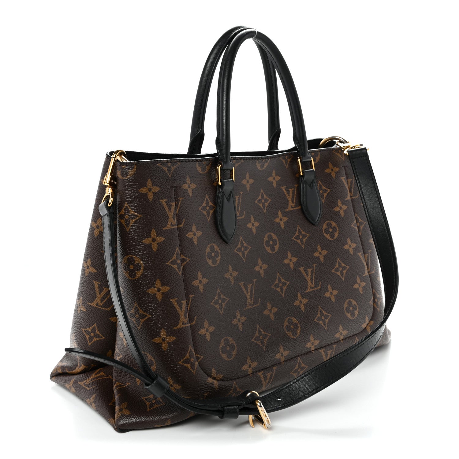 Louis Vuitton Monogram Flower Tote Black